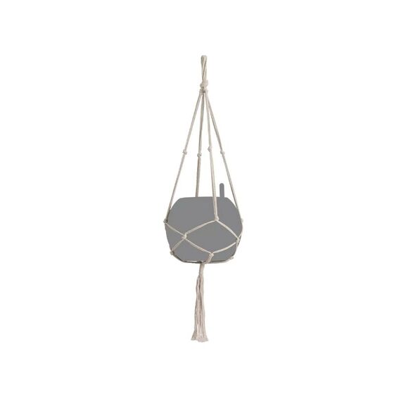 LECHUZA Macrame (Μακραμέ) Κρεμαστή Θήκη Γλάστρας Natural PURE 90
