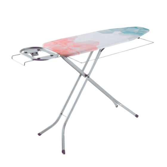 VILEDA Σιδερώστρα Ατμού-Boiler Μεταλλική 157x44x75-95cm με Βραχίονα Απλώματος 93cm και Επιφάνεια Σιδερώματος 122x44cm 6.36kg Perfect 2 in1 Γερμανίας