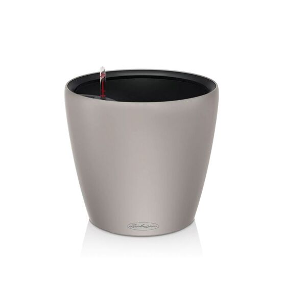 LECHUZA Classico Color LS 35 Επιτραπέζια Γλάστρα Ø35x32cm Αυτοποτιζόμενη με Δοχείο Φύτευσης Sand Brown Ματ Γερμανίας