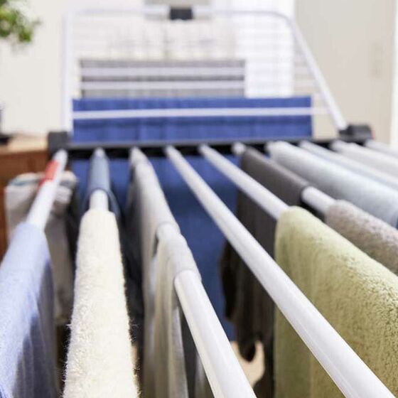 VILEDA Απλώστρα Ρούχων από Ατσάλι με Επίστρωση Αλουμινίου 174x57x91cm 3φυλλη MAX Άπλωμα 20m Βάρος 3.10kg King Γερμανίας