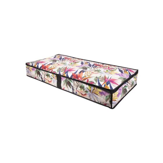 ORDINETT Ιταλίας Θήκη Φύλαξης Ρούχων 107x50x15cm UNDERBED Floral Beauty