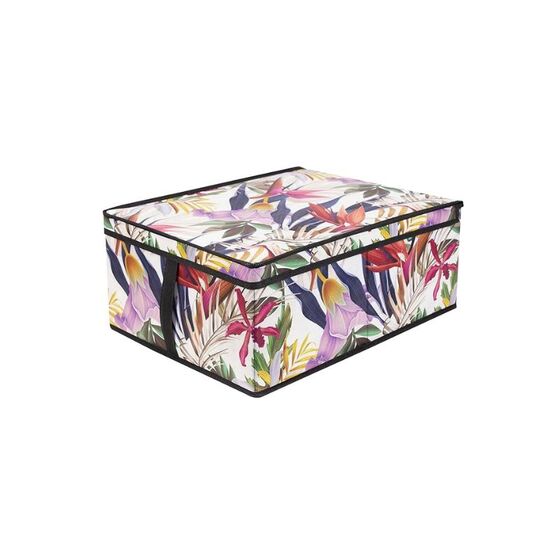 ORDINETT Ιταλίας Θήκη Φύλαξης Ρούχων 50x40x25cm Box Large Floral Beauty