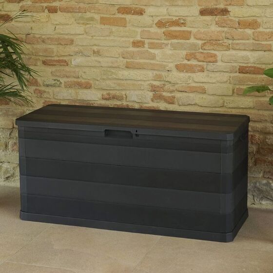 TOOMAX Ιταλίας Πλαστικό Μπαούλο 117x45x56cm 280lt 8.8kg ELEGANCE LINE S ANTHRACITE TUV/GS