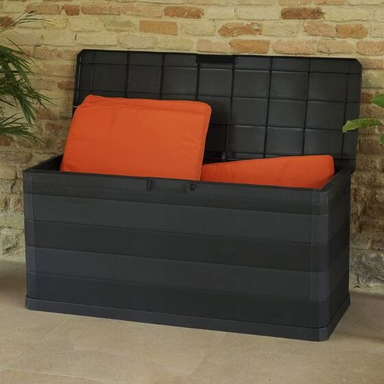 TOOMAX Ιταλίας Πλαστικό Μπαούλο 117x45x56cm 280lt 8.8kg ELEGANCE LINE S ANTHRACITE TUV/GS