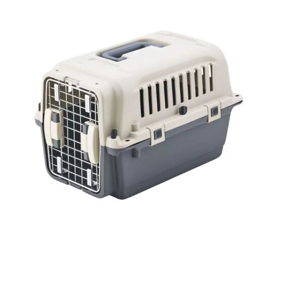 VESTA Κλουβί Μεταφοράς Κατοικιδίου 39x61x42cm IATA PetCarrier 2 Small Πλαστικό 3.45kg Λευκό Πάγου-Ραφ