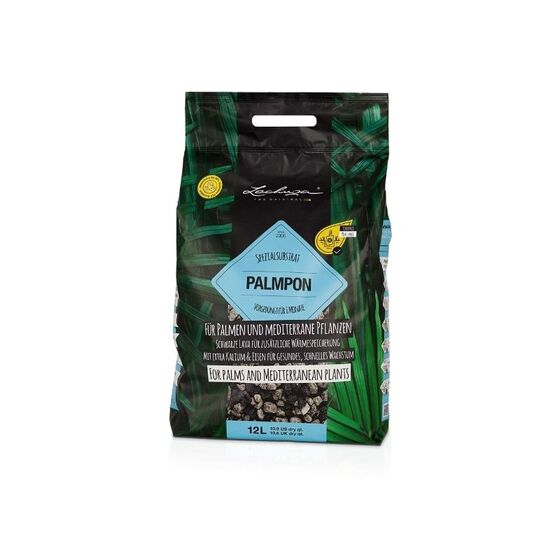LECHUZA PALMPON Υπόστρωμα Φύτευσης 12lt με Λίπασμα για Φοινικοειδή Τροπικά Μεσογειακά Φυτά για Γλάστρες Lechuza