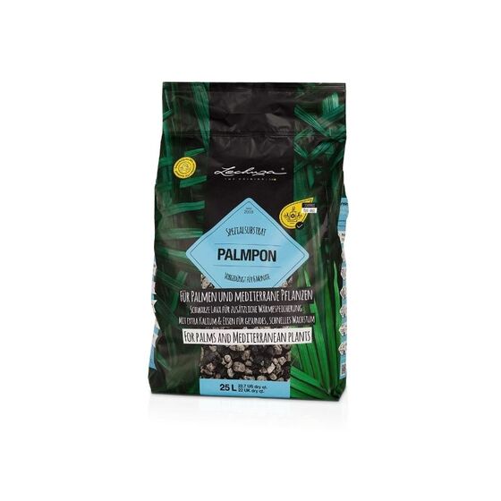 LECHUZA PALMPON Υπόστρωμα Φύτευσης 25lt με Λίπασμα για Φοινικοειδή Τροπικά Μεσογειακά Φυτά για Γλάστρες Lechuza