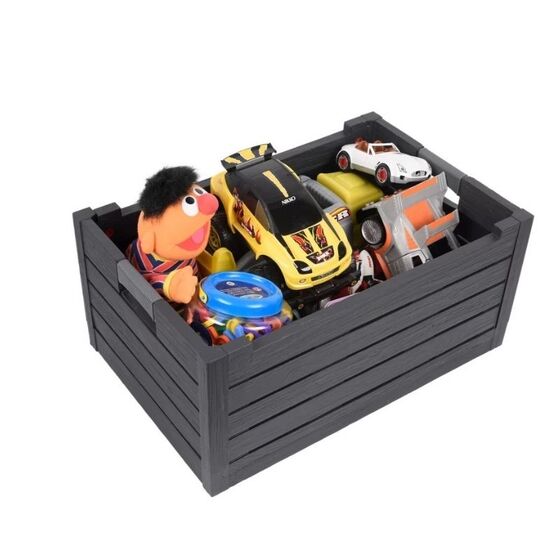 TOOMAX Ιταλίας Τελάρο Πολλαπλών Χρήσεων 59x39x28cm Πτυσσόμενο Χωρητικότητα 50lt Αντοχή 60kg Πλαστικό Όψη Ξύλου 2.37kg Κρεμ FLORIDA