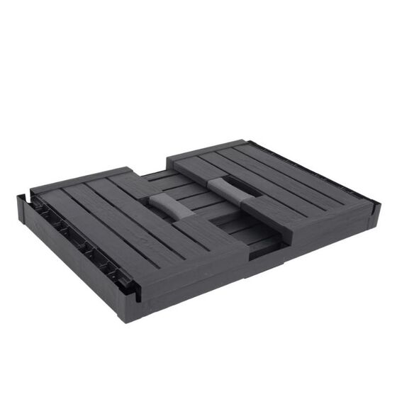 TOOMAX Ιταλίας Τελάρο Πολλαπλών Χρήσεων 59x39x28cm Πτυσσόμενο Χωρητικότητα 50lt Αντοχή 60kg Πλαστικό Όψη Ξύλου 2.37kg Γκρι FLORIDA