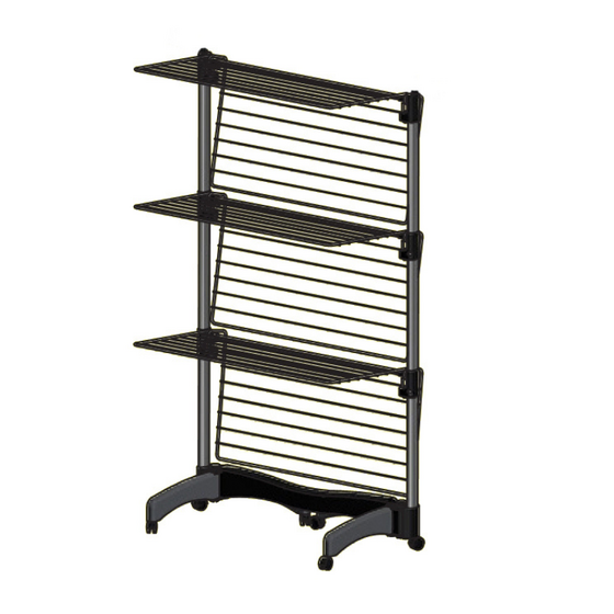 FILPLAST Απλώστρα Τηλεσκοπική 79x73x137cm Αλουμινίου με Μεταλλικές Βέργες Τροχήλατη  Άπλωμα 40m Βάρος 7.8kg Βαριά Κατασκευή TELESCOPIC 40 PLUS Ιταλίας