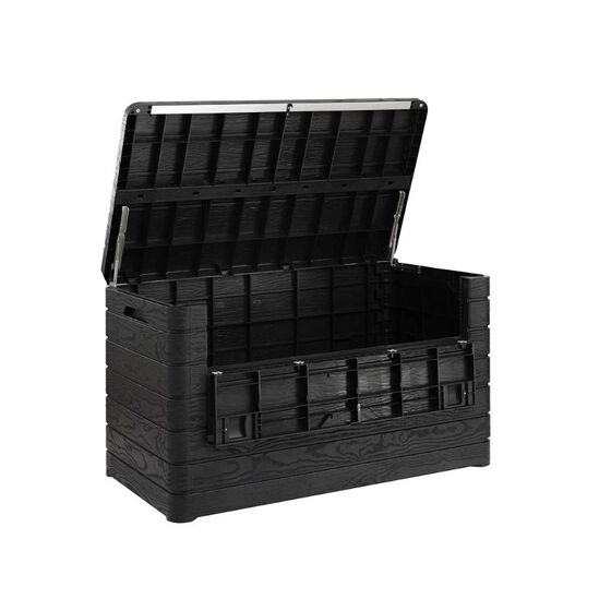 TOOMAX Ιταλίας Πλαστικό Μπαούλο Αποθήκευσης 270lt 117.5x45x56cm MASSIF  Καπάκι-Κάθισμα 2 Ατόμων BRAVO 270LT ANTHRACITE