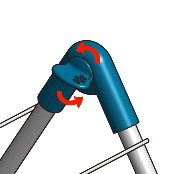 FILPLAST Απλώστρα Μπάνιου Μεταλλική 66x15-93x47-137cm Άπλωμα 10m Βάρος 1.3kg CALLA 10 Ιταλίας