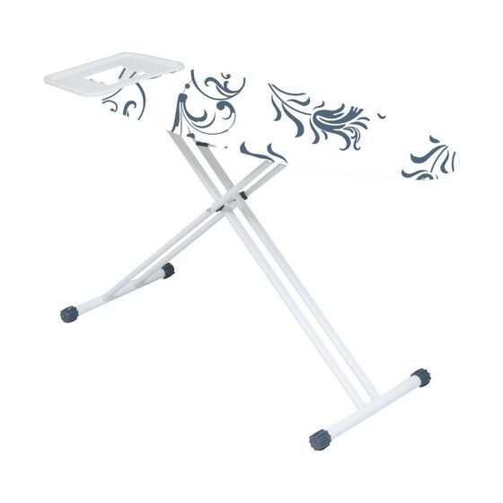 Σιδερώστρα Ατμού XL 150x45x65-95cm Μεταλλική με Επιφάνεια Σιδερώματος 120x45cm 8Kg Σχάρα 43x29cm  Διάμετρος Ποδιού Ø34mm PASSAT FLORAL SWIRLS