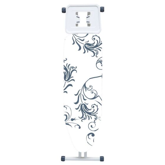 Σιδερώστρα Ατμού XL 150x45x65-95cm Μεταλλική με Επιφάνεια Σιδερώματος 120x45cm 8Kg Σχάρα 43x29cm  Διάμετρος Ποδιού Ø34mm PASSAT FLORAL SWIRLS