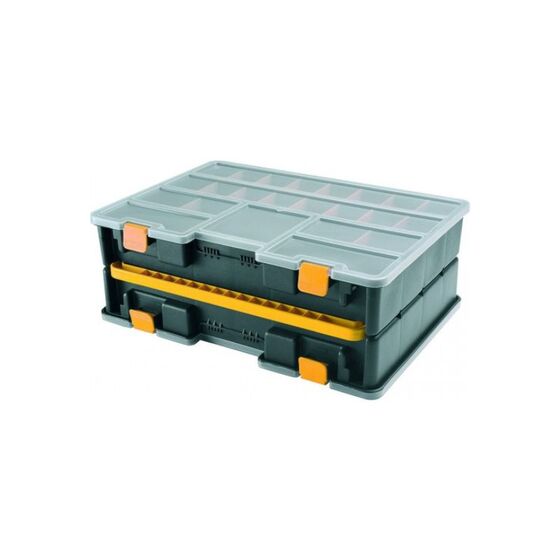 Σύστημα Αποθήκευσης Πολλαπλών Χρήσεων/Εργαλειοθήκη Διπλή 44.3x131.7x16cm Μαύρο-Κίτρινο Artplast Ιταλίας 4600