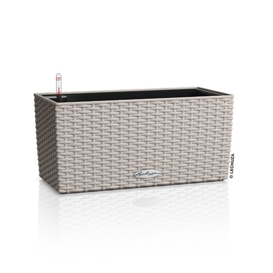 LECHUZA Balconera Cottage 40 Ζαρντινιέρα 40x19x19cm Αυτοποτιζόμενη με Δοχείο Φύτευσης Sand Brown Γερμανίας