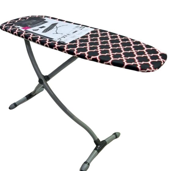 Primanova Σιδερώστρα Εργονομική SUPER ΓΙΓΑΣ Με Μεγάλη Επιφάνεια Σιδερώματος 121x42x60-92cm 8kg Ρυθμιζόμενο Ύψος Μαύρο-Κόκκινο VERA