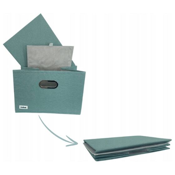 ORDINETT ITALY Κουτί Αποθήκευσης Ρούχων 29x22x17.5cm 10lt 0.5kg Storage Box Small Μέντα