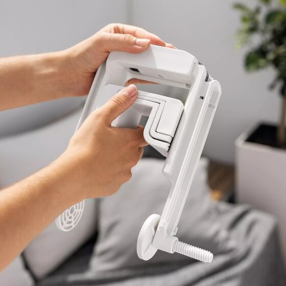 LECHUZA DUO Βάση Μπαλκονιού Σετ 2 Τεμαχίων με 4 Αντάπτορες για Ζαρντινιέρες BALCONERA ΛΕΥΚΟ MAX Αντοχή 35kg