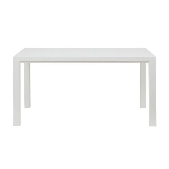 TOOMAX DAVIDE Ορθογώνιο Τραπέζι 147x88x74cm Πλαστικό Βάρος 12.5kg Όψη Φυσικού Ξύλου Λευκό Ιταλίας
