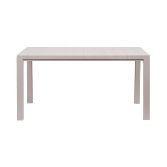 TOOMAX DAVIDE Ορθογώνιο Τραπέζι 147x88x74cm Πλαστικό Βάρος 12.5kg Όψη Φυσικού Ξύλου Taupe Ιταλίας