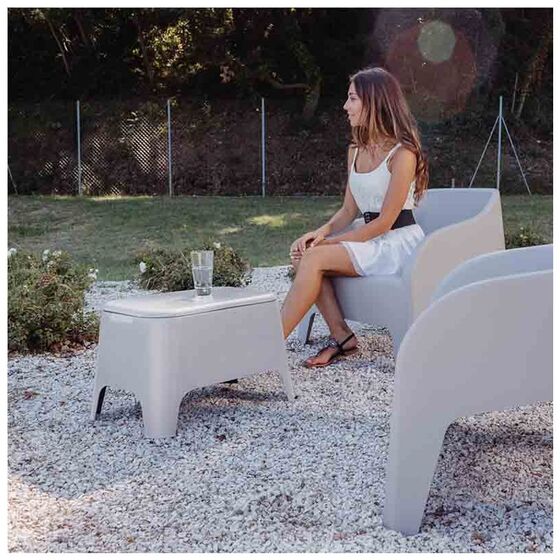 TOOMAX Σετ Τραπέζι + 2 Πολυθρόνες PETRA Taupe Grey