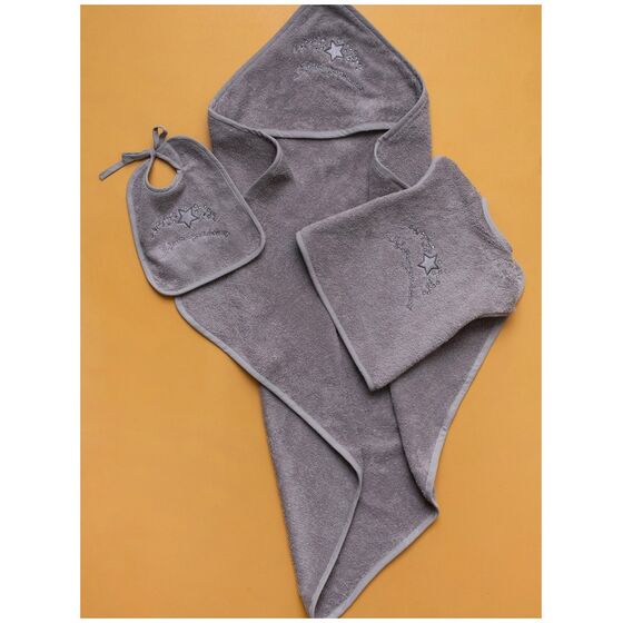 Palamaiki Σετ Λουτρου Βρεφικο Baby Joia BJ524 GREY Γκρι