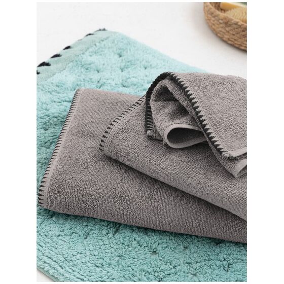 Palamaiki Πετσέτα Προσώπου Towels Collection 50x90 BROOKLYN GREY Γκρι