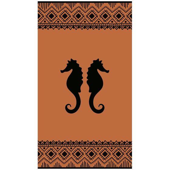 Palamaiki Πετσέτα Θαλάσσης Beach Collection 86x160 EV26 Καφέ