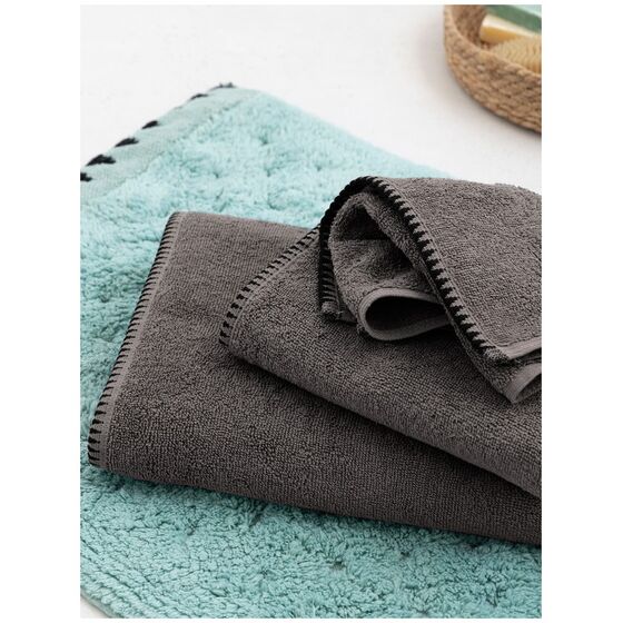 Palamaiki Πετσέτα Προσώπου Towels Collection 50x90 BROOKLYN COAL Γκρι