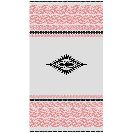 Palamaiki Παρεοπετσέτα Θαλάσσης Beach Collection 86x160 INUVIT Ροζ