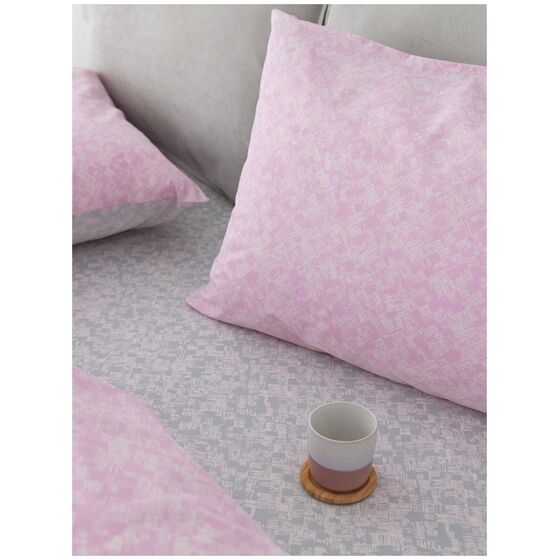 Palamaiki Σετ Μονά Σεντόνια Fashion Life 170x260 FL6234 Χωρίς Λάστιχο Ροζ