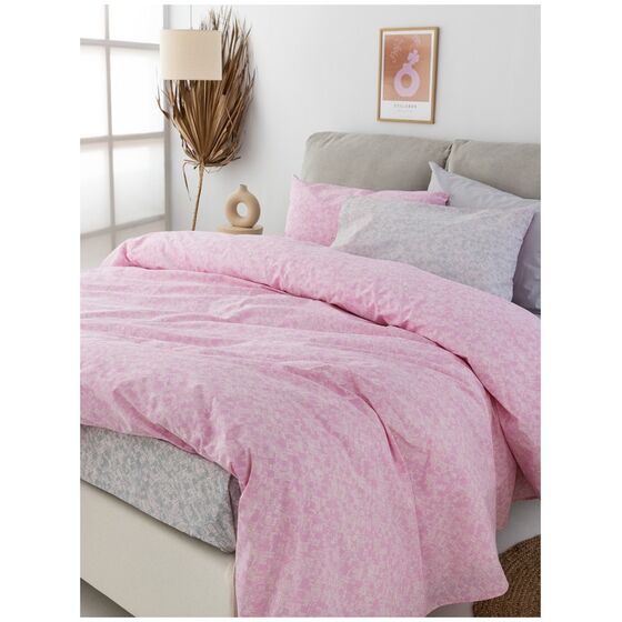 Palamaiki Σετ Μονά Σεντόνια Fashion Life 170x260 FL6234 Χωρίς Λάστιχο Ροζ