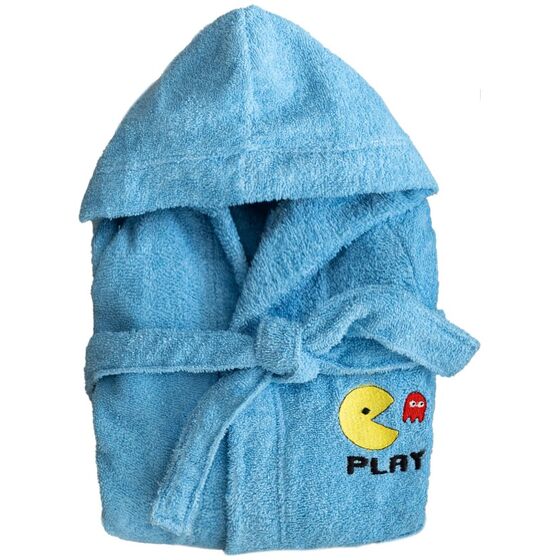 Palamaiki Μπουρνούζι με Κουκούλα Kids Bath PAC CIEL 6-8 Μπλε