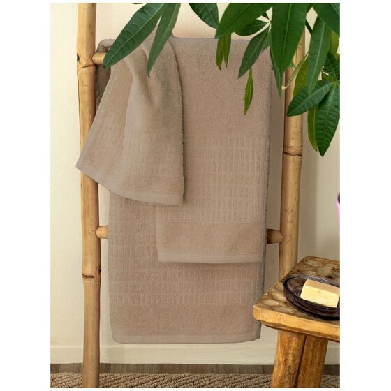 Palamaiki Πετσέτα Προσώπου Towels Collection 50x90 ROLL BEIGE Μπεζ