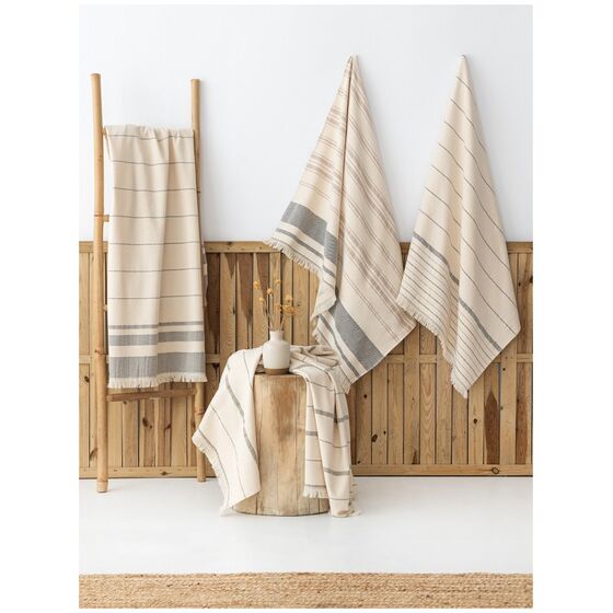 Palamaiki Παρεοπετσέτα Θαλάσσης Beach Collection 90x160 PEST100 Μπεζ