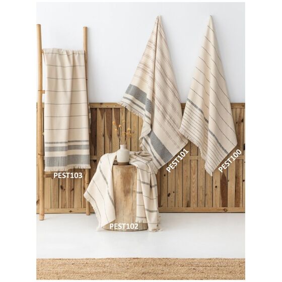 Palamaiki Παρεοπετσέτα Θαλάσσης Beach Collection 90x160 PEST101 Μπεζ