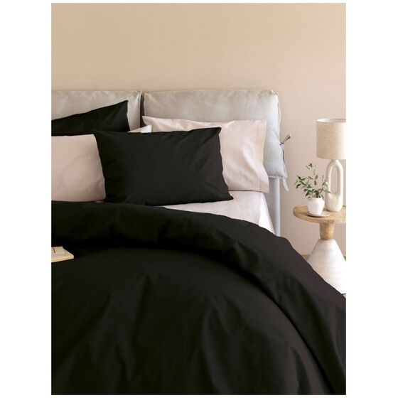Palamaiki Σεντόνι Υπέρδιπλο 170x200+30 ETOILE/2 JET BLACK Με Λάστιχο Μαύρο