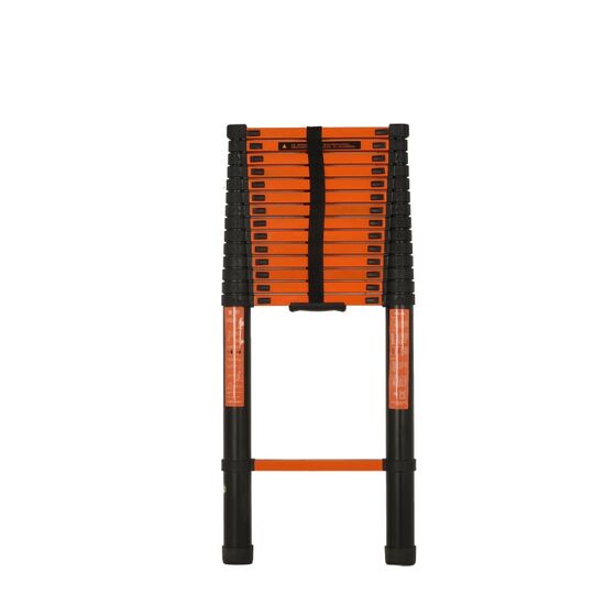 VESTA Τηλεσκοπική Σκάλα 5.9m Μεταλλική με 15 Σκαλιά Βάρος 18.5kg MAX Αντοχή 150kg EN131