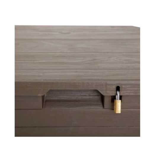 TOOMAX Ιταλίας Πλαστικό Μπαούλο 77.5x44.5x53cm 160lt 4.5kg MULTIBOX WOODY'S LINE WARM Καφέ