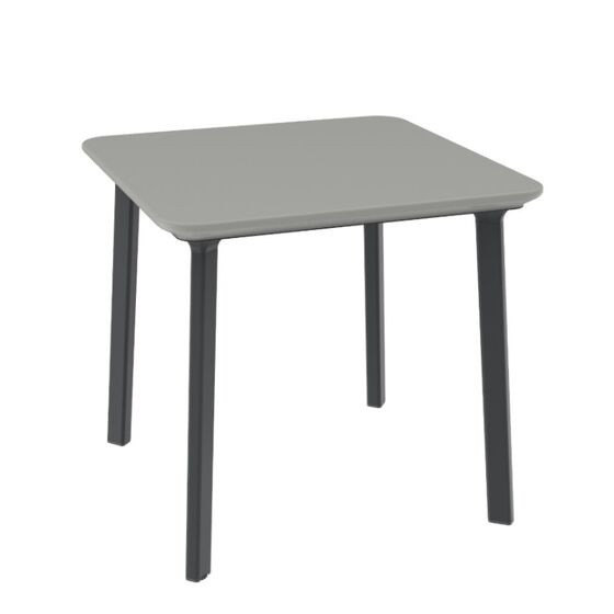 TOOMAX Τετράγωνο Τραπέζι 77x77x72cm Πλαστικό Βάρος 0kg Γκρι Ιταλίας