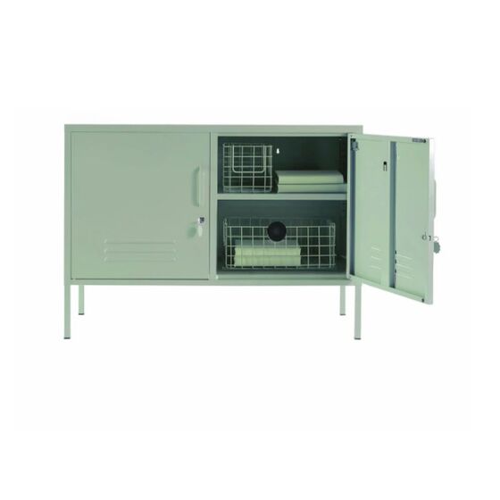 STEELEN COLOR Μεταλλικός Μπουφές 100x40x70cm Πάχους 0.7mm Εσωτερικού Χώρου με Πόδια Mint