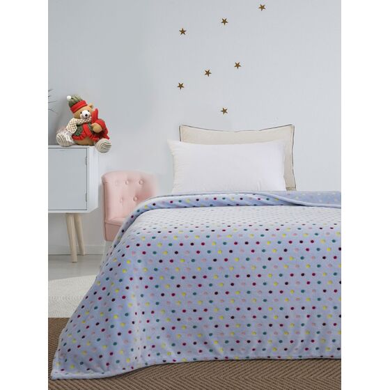 Palamaiki Κουβέρτα Fleece Μονή Φωσφοριζέ 160x220 BUBBLE Μπλε