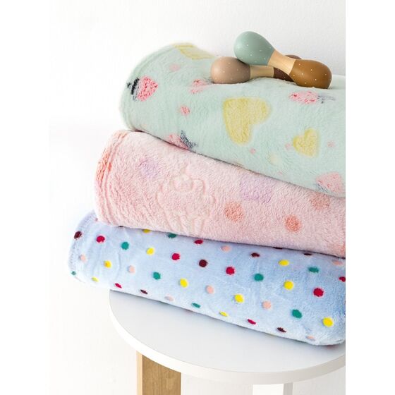 Palamaiki Κουβέρτα Fleece Μονή Φωσφοριζέ 160x220 BUBBLE Μπλε