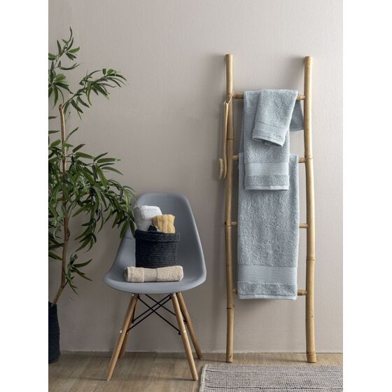 Palamaiki Πετσέτα Προσώπου Towels Collection 50x90 NAYA SILVER Γκρι