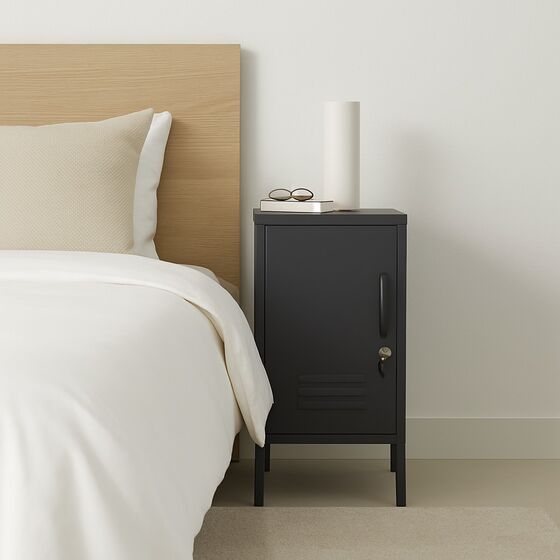 STEELEN COLOR Μεταλλική Ντουλάπα 40x45x50cm Πάχους 0.7mm Εσωτερικού Χώρου με Πόδια Slate Grey