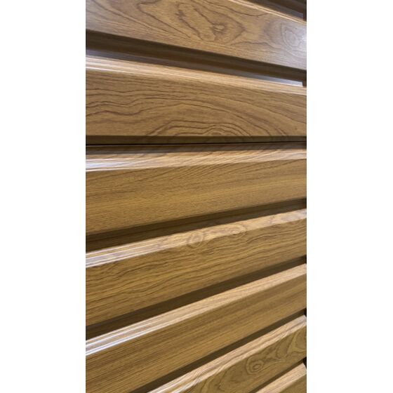 STEELEN Μεταλλική Αποθήκη Κήπου-Σπιτάκι Κήπου 213x131x213cm (7'x4.3') 2.79m² Γαλβανιζέ με Παράθυρο EVAN PLUS A  Χρώμα απομίμησης Ξύλου/Καφέ