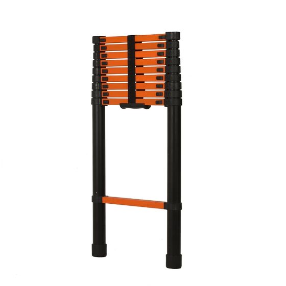 VESTA Τηλεσκοπική Σκάλα 3.9m Μεταλλική με 10 Σκαλιά Βάρος 11kg MAX Αντοχή 150kg EN131
