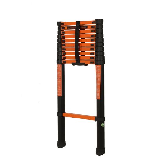 VESTA Τηλεσκοπική Σκάλα 4.3m Μεταλλική με 11 Σκαλιά Βάρος 12.4kg MAX Αντοχή 150kg EN131