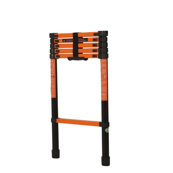 VESTA Τηλεσκοπική Σκάλα 2.3m Μεταλλική με 6 Σκαλιά Βάρος 6kg MAX Αντοχή 150kg EN131